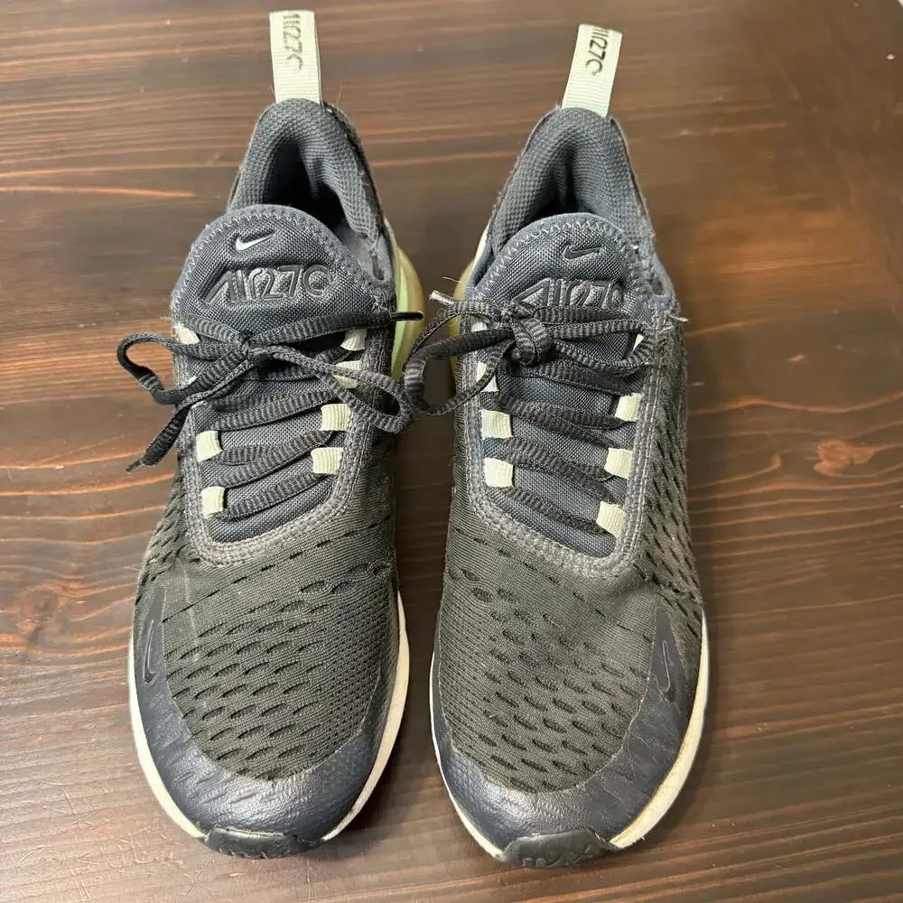Nike Air Max 270 Hyper Jade Youth 5.5 Black‎ Sneakers
